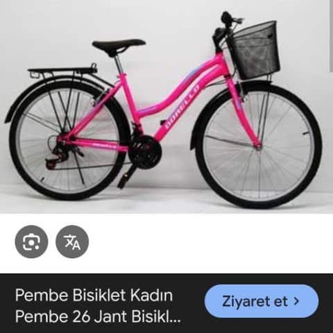 bisiklet pembe