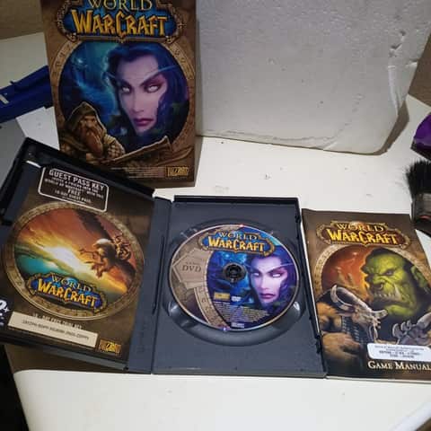 eski retro oyun kutulu Warcraft